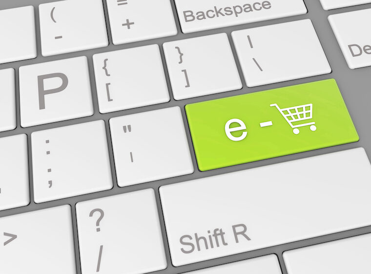 Tangentbord med köpknapp