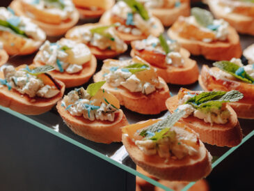 Smårätter på bricka